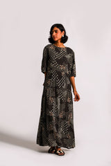 Ladies Printed Long Dress