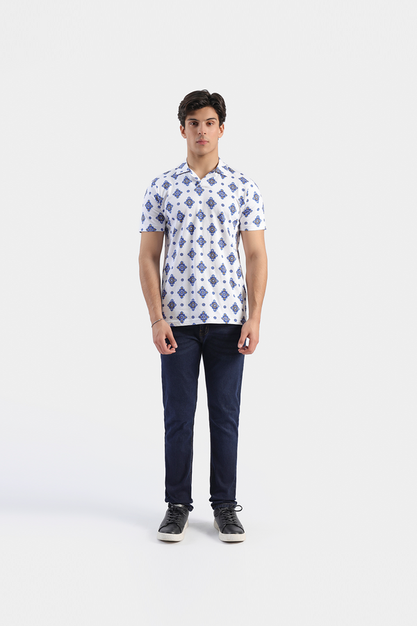 All-Over Printed Polo