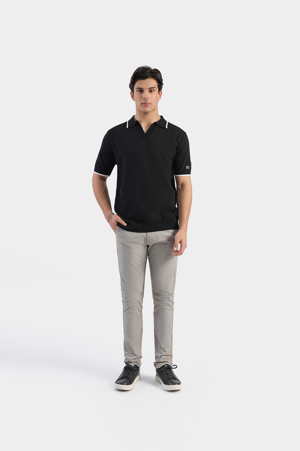 Tipped Knit Polo