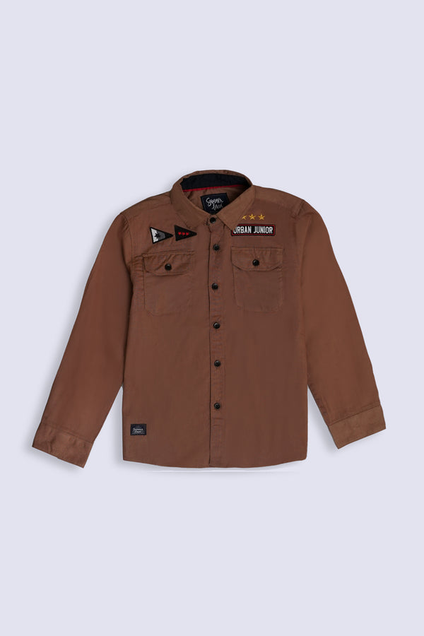 Brown C Shirt