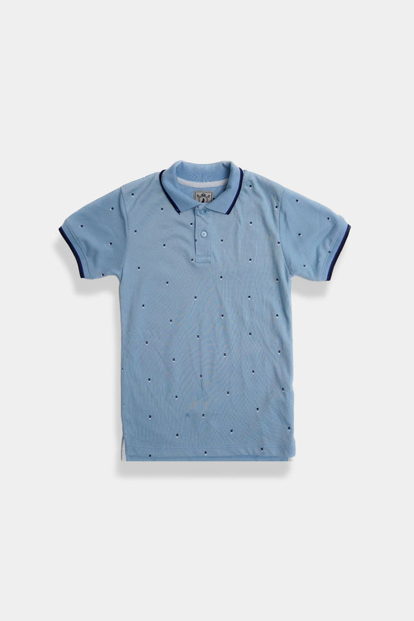 Boy Dotted Print Polo