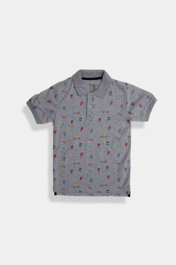 Boy Graphic Polo