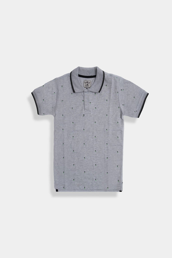 Boy Dotted Print Polo