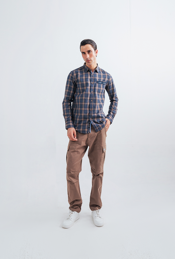 Men Button Down Casual Shirt