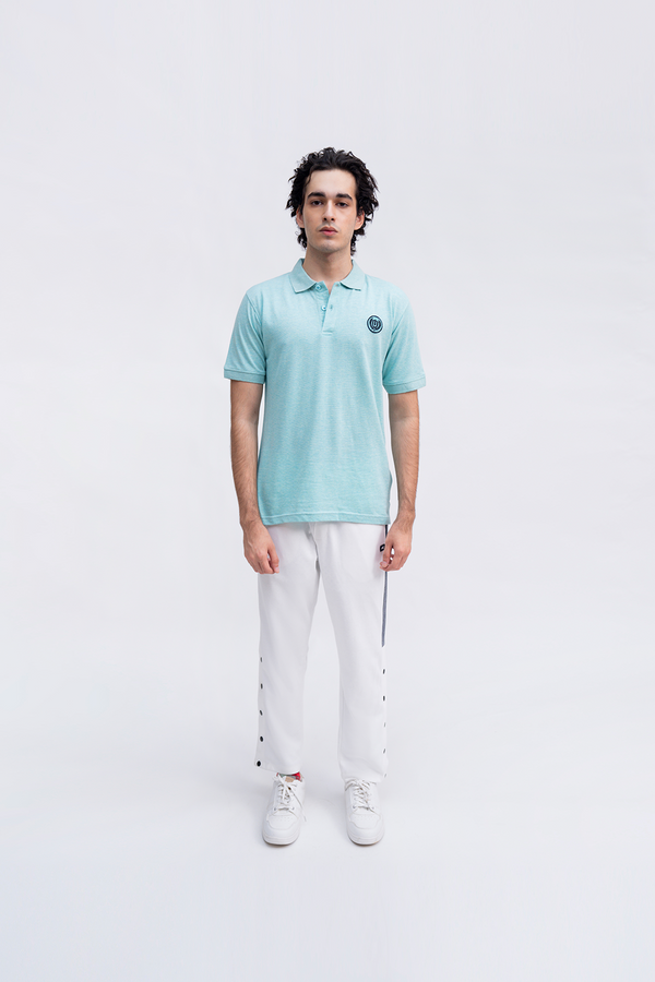 Men Contrast Polo