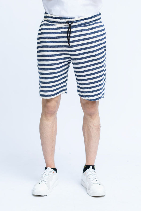 Men Striped Print Short