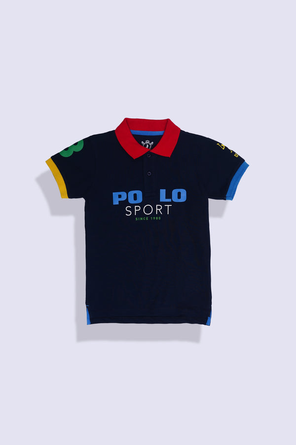 Boy Graphic Polo