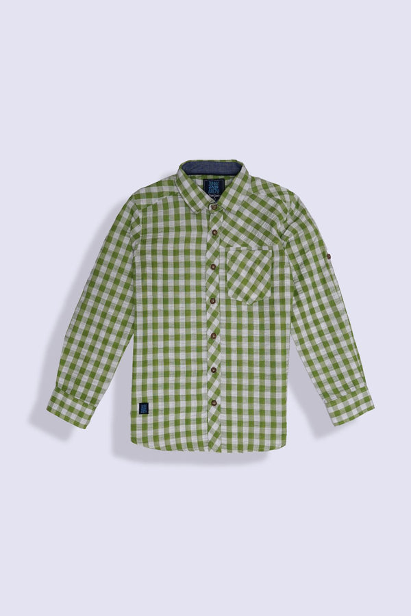 Boy Button Down Casual Shirt