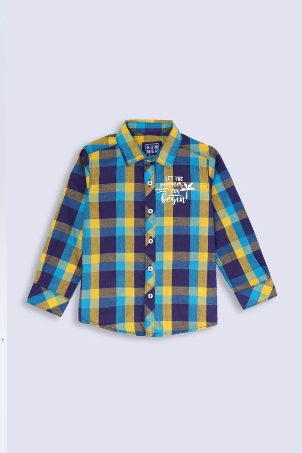 Boy Check Casual Shirt