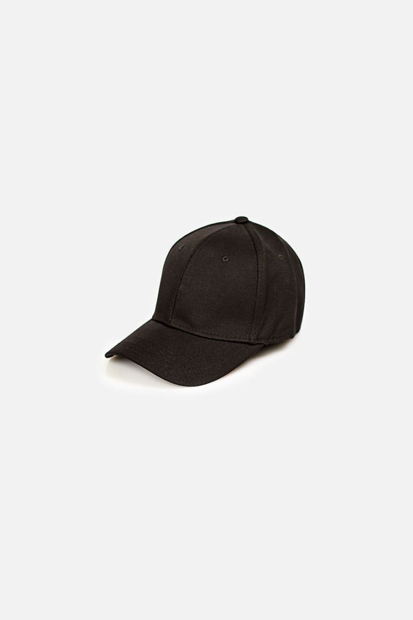 Solid Black Cap