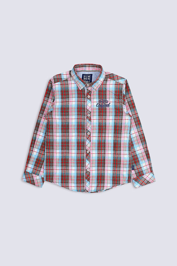 Boy Check Casual Shirt