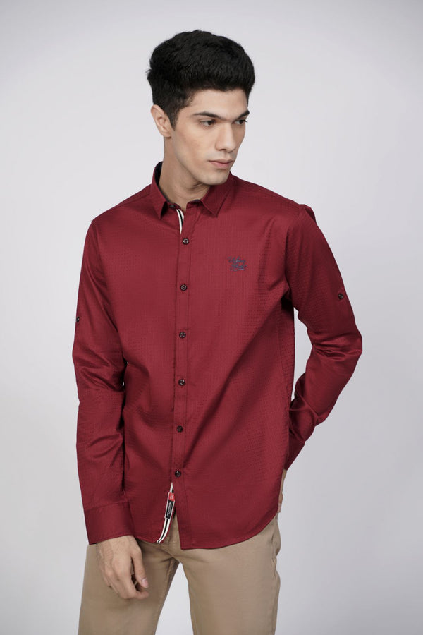 Maroon C Shirt